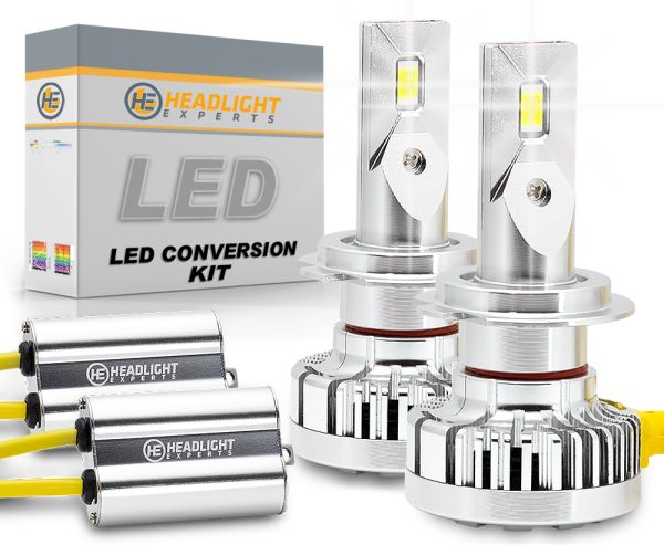 H7 LED Bulb Headlight bulbs Conversion Kit Quick Installation